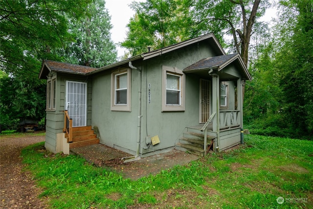 view of bungalow-style home