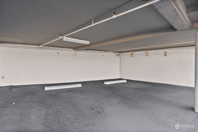 view of parking deck