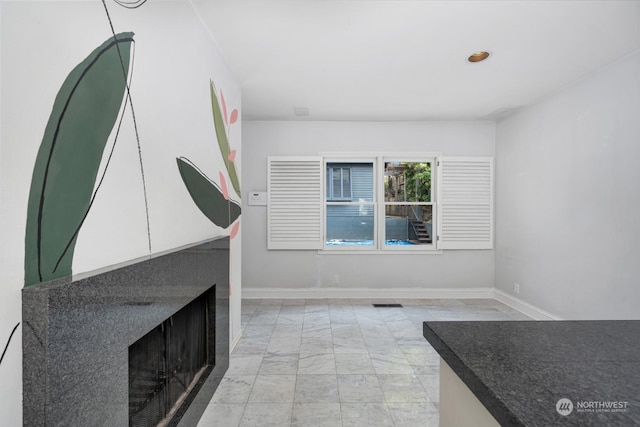 view of unfurnished living room