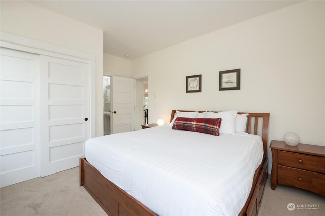 267 Compass St, Pacific Beach, WA 98571 - bedroom with light carpet and a closet