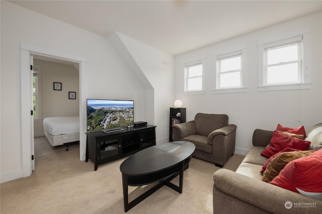 267 Compass St, Pacific Beach, WA 98571 - living area featuring light colored carpet and baseboards
