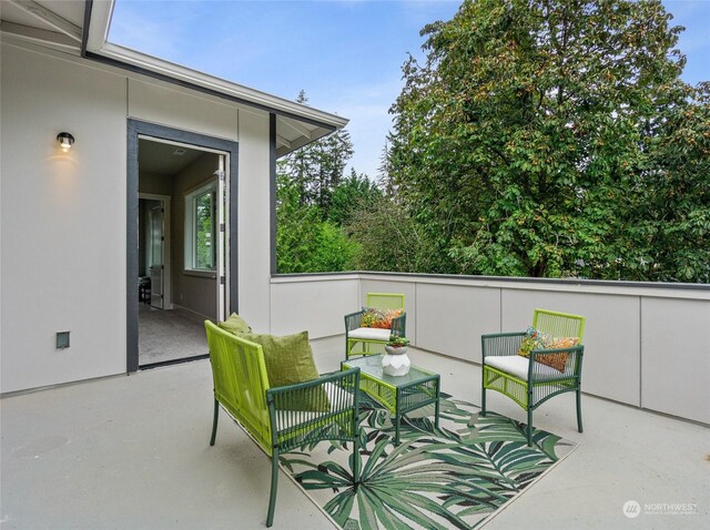 view of patio / terrace with outdoor lounge area