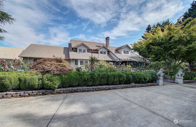 view of front of home