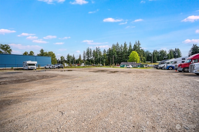 view of car parking