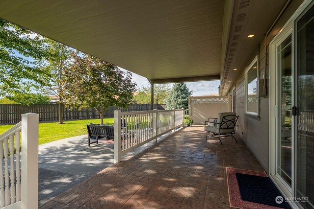 view of patio