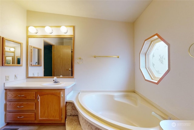 1370 Samuel Dr, Walla Walla, WA 99362 - bathroom featuring vanity and a garden tub