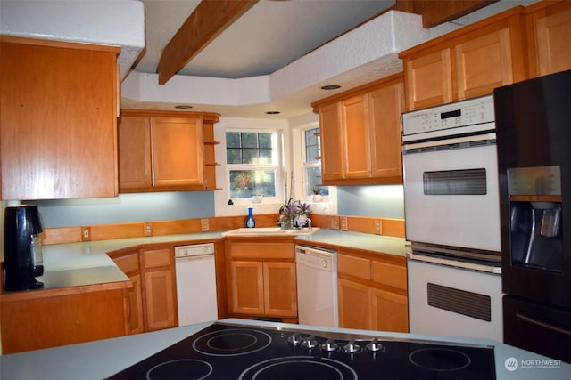 kitchen with white appliances