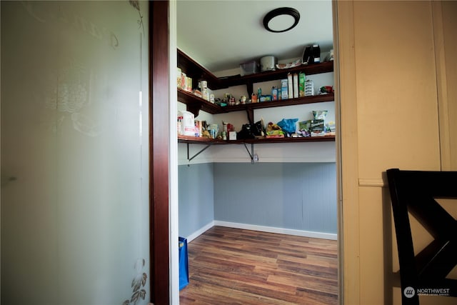 view of pantry