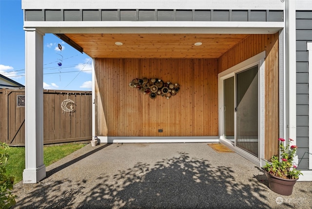 120 E 52nd St, Tacoma, WA 98404 - view of exterior entry featuring a patio area