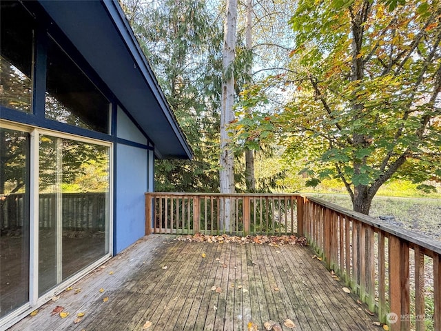 344 Dungeness Mdws, Sequim, WA 98382 - view of wooden terrace
