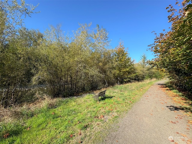 view of road