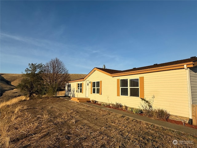 view of side of property