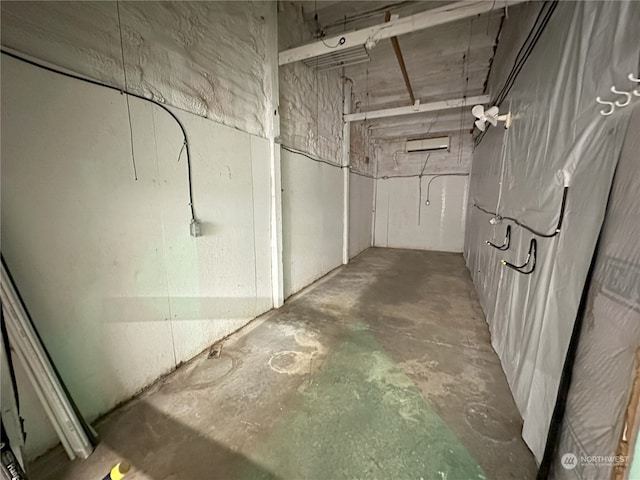 view of basement