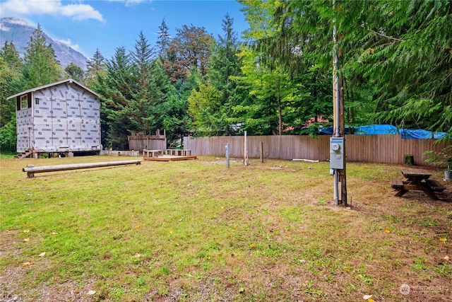 18322 642nd Ave NE, Baring, WA 98224 - view of yard with a wooden deck