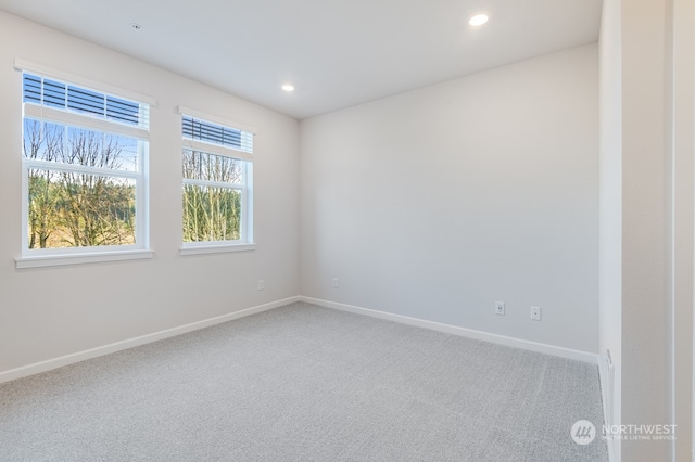 empty room with carpet floors