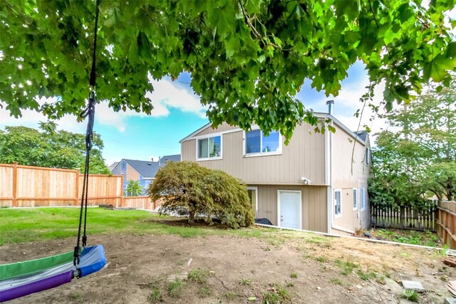 view of rear view of property