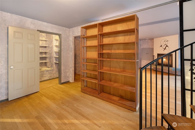 interior space featuring hardwood / wood-style flooring