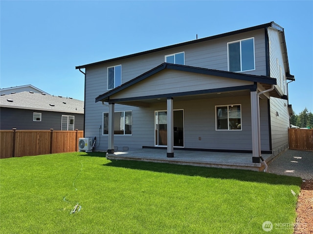 12707 172nd Avenue Ct E Unit 135, Bonney Lake, WA 98391 - rear view of property featuring ac unit and a patio