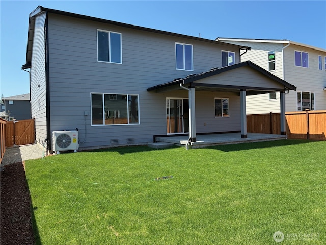 12707 172nd Avenue Ct E Unit 135, Bonney Lake, WA 98391 - rear view of house with ac unit and a patio area