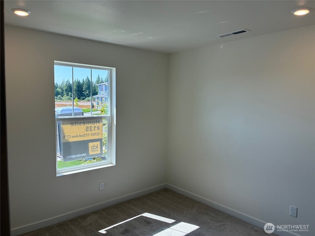 12707 172nd Avenue Ct E Unit 135, Bonney Lake, WA 98391 - unfurnished room featuring healthy amount of natural light, carpet, baseboards, and recessed lighting