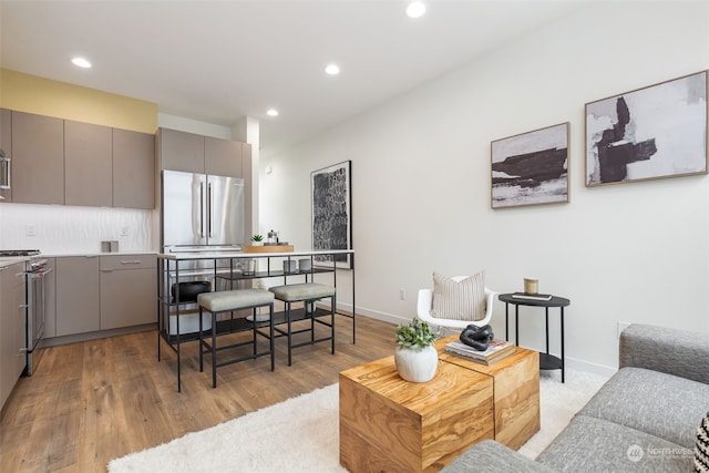 1325 NW 85th St, Seattle, WA 98117 - living room with light hardwood / wood-style floors