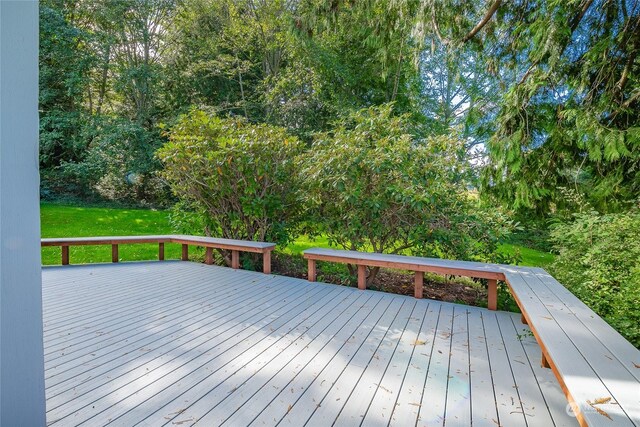 2879 N Nugent Rd Unit H8, Lummi Island, WA 98262 - wooden terrace featuring a yard