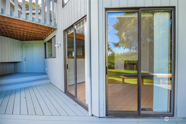 2879 N Nugent Rd Unit H8, Lummi Island, WA 98262 - view of wooden terrace