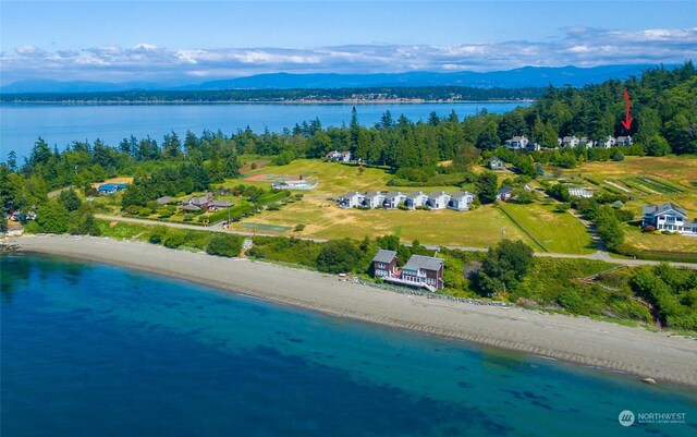 2879 N Nugent Rd Unit H8, Lummi Island, WA 98262 - aerial view of a water and mountain view