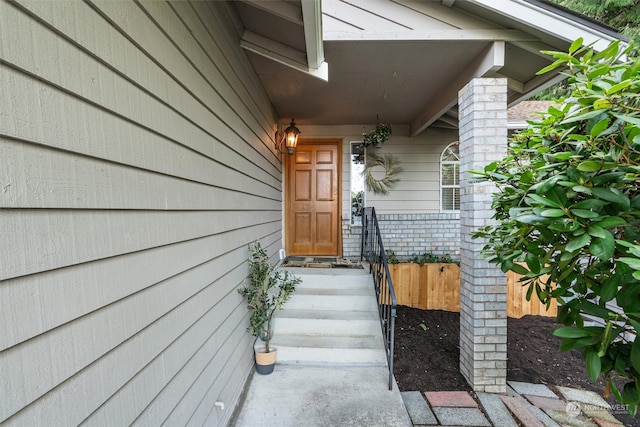 view of entrance to property