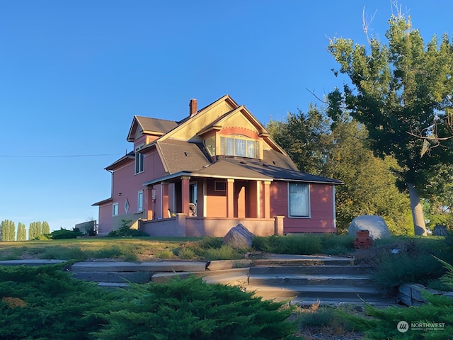 view of rear view of house