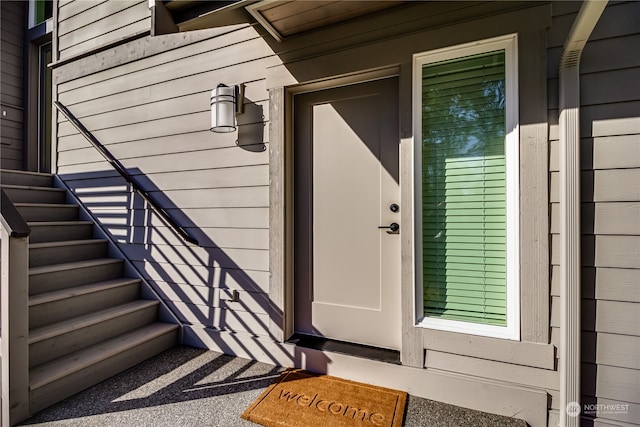 view of entrance to property