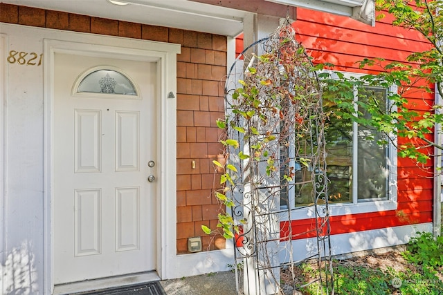 view of entrance to property