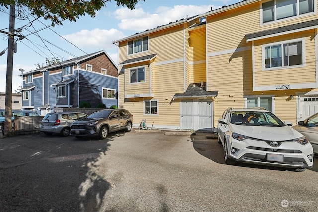 view of back of property