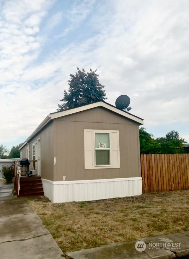 view of property exterior