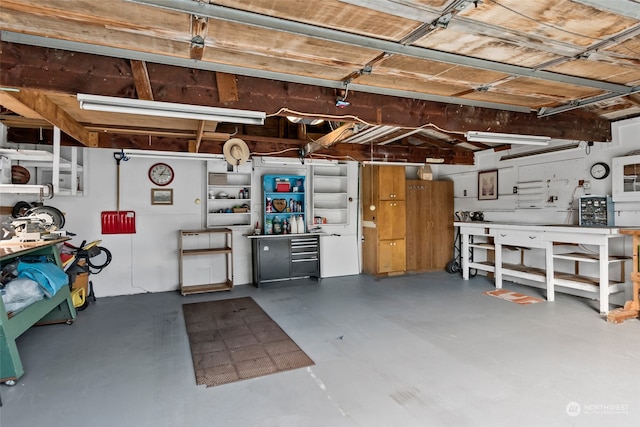 3224 SW Scenic Heights St, Oak Harbor, WA 98277 - garage featuring a workshop area