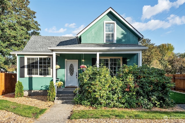 view of bungalow-style house