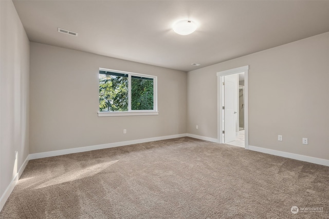 empty room featuring carpet floors