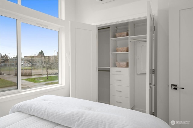 bedroom with a closet