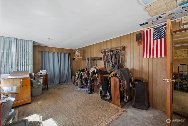 view of horse barn