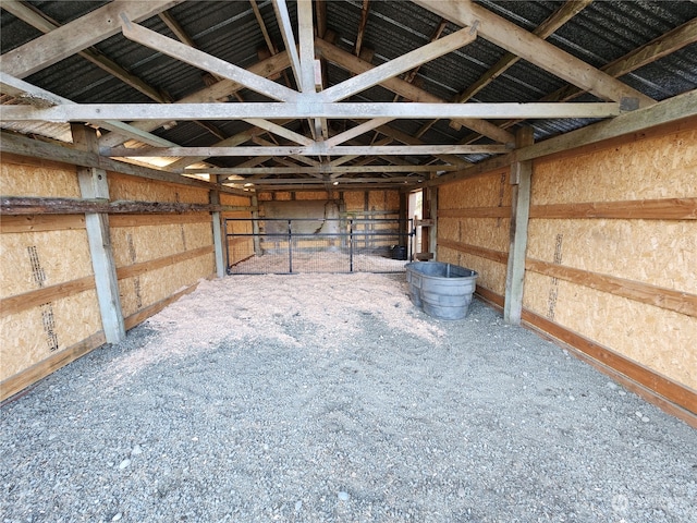 view of stable