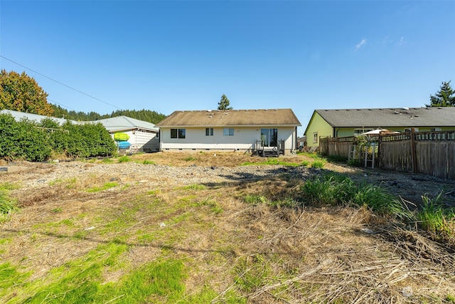 view of rear view of house