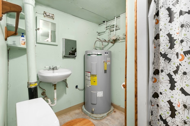 utilities featuring water heater