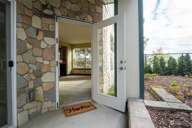 view of property entrance