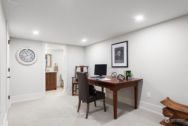 1406 Mcgilvra Blvd E, Seattle, WA 98112 - office area featuring light colored carpet