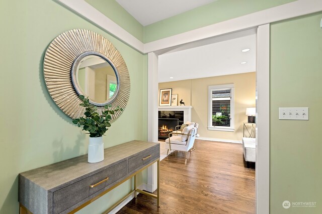 1406 Mcgilvra Blvd E, Seattle, WA 98112 - hallway featuring hardwood / wood-style floors