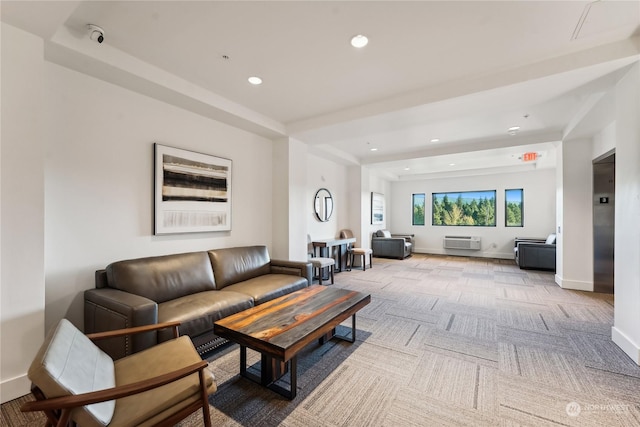 3760 Suncadia Trl Unit 313, Cle Elum, WA 98922 - carpeted living area with baseboards and recessed lighting