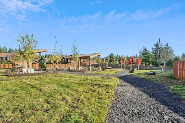 3760 Suncadia Trl Unit 313, Cle Elum, WA 98922 - surrounding community featuring a yard, a gazebo, and fence