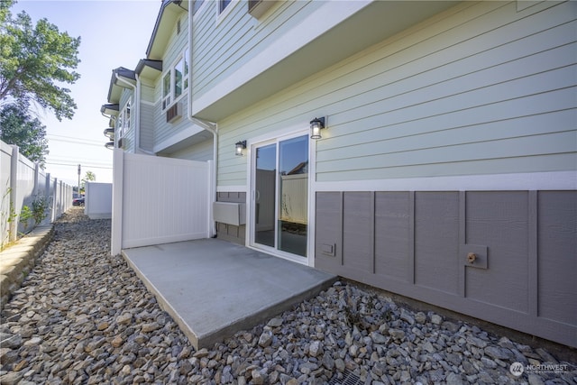 exterior space with a patio area