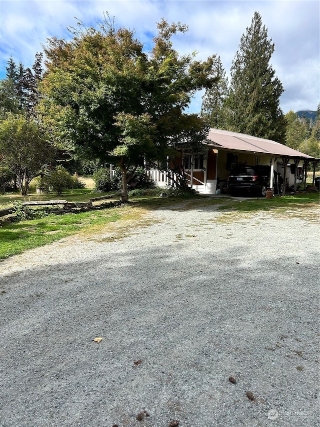 464A Peters Rd, Randle, WA 98377 - exterior space with a carport and driveway