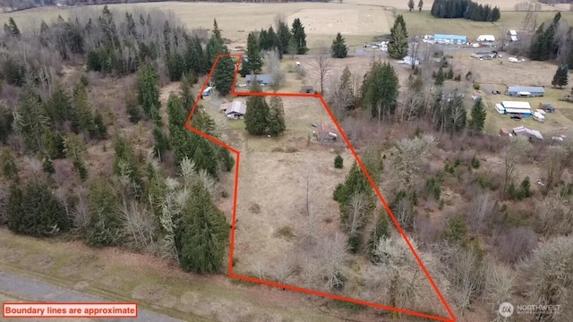 464A Peters Rd, Randle, WA 98377 - bird's eye view featuring a rural view